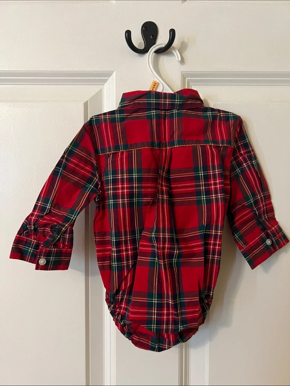 Janie and Jack Plaid Collared Onesie